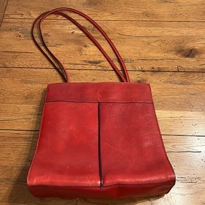 Pelle Studio Wilson’s Leather Red Italian Leather Bag
